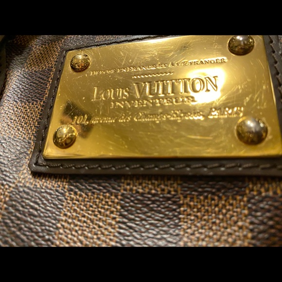💯 Rare Louis Vuitton Damier Hampstead MM Bag! - Picture 3 of 16
